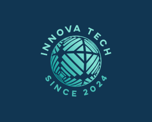 Tech Startup Sphere logo design