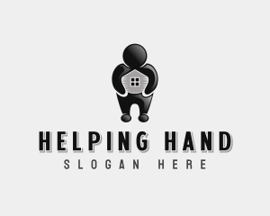 Shelter Human Charity  logo design