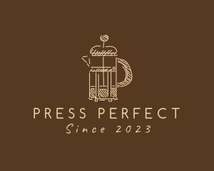 Cafe Press Coffee  logo design