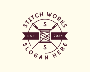 Thread Needle Tailoring logo design