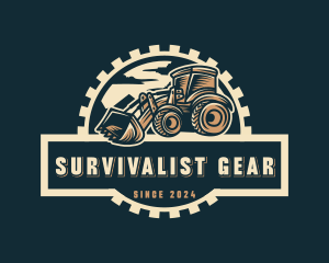 Gear Excavator Builder logo design