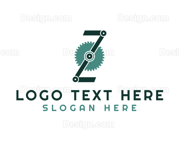 Engine Cog Letter Z Logo