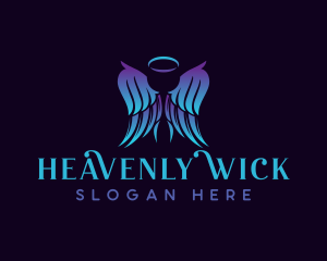 Angel Wings Heaven logo design