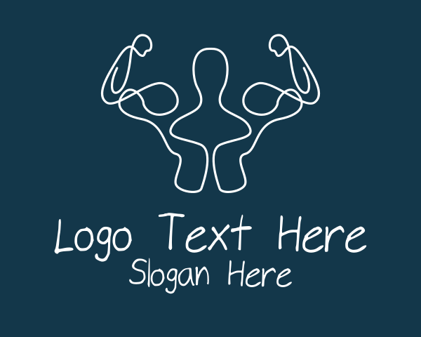 Working Out logo example 2