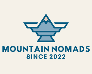 Wings Mountain Outdoor  logo design