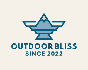 Wings Mountain Outdoor  logo design