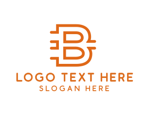 Orange B Outline Logo