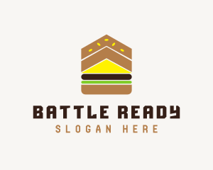 Sergeant Rank Burger logo design