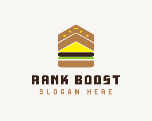 Sergeant Rank Burger logo design