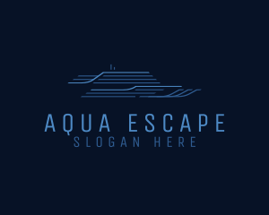Abstract Yacht Marine logo
