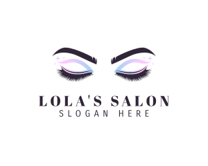 Beauty Eyelashes Salon logo design