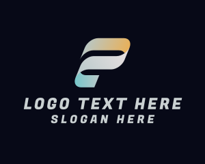 Modern Business Tech Letter P logo