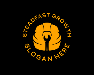 Hard Hat Construction Wrench logo