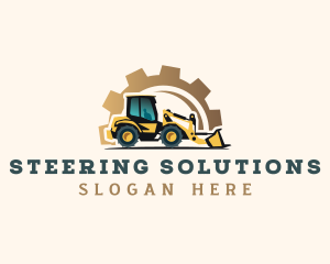 Skid Steer Digger logo design