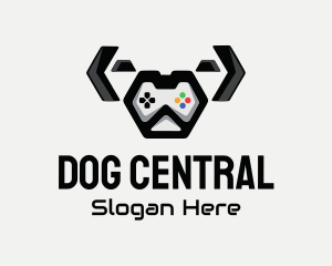 Cute Dog Controller logo design