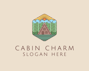 Cabin Forest Camp House logo
