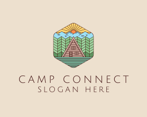 Cabin Forest Camp House logo