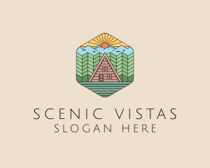Cabin Forest Camp House logo