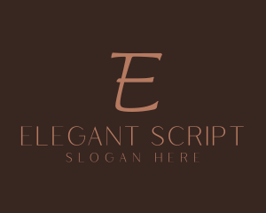 Luxury Script Business logo design