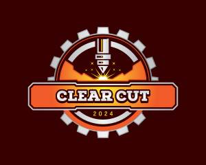 Industrial Laser Gear  logo design