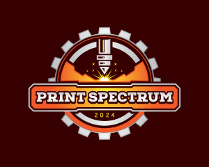 Industrial Laser Gear  logo design