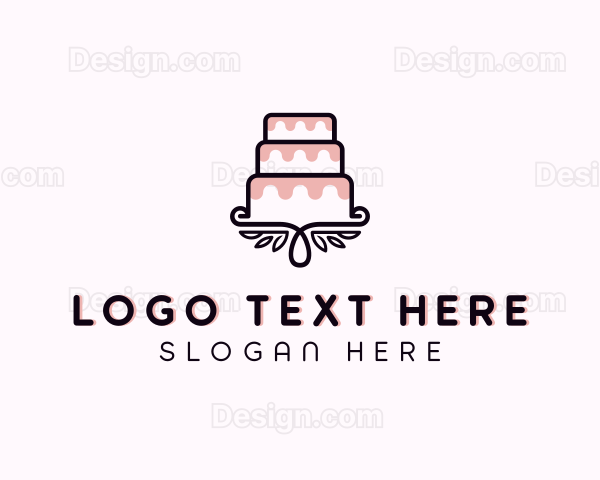 Pastry Cake Dessert Logo