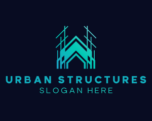 Building Construction Contractor logo design