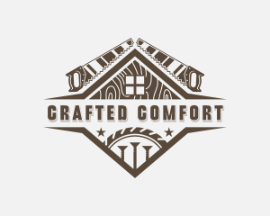 Handsaw Carpenter Repair logo design