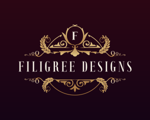 Luxury Wheat Ornament logo design