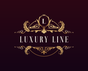 Luxury Wheat Ornament logo design