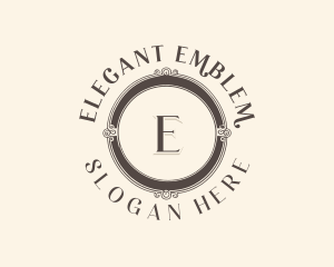 Elegant Wedding Styling logo design