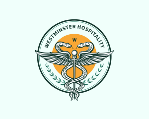 Medical Health Caduceus logo design