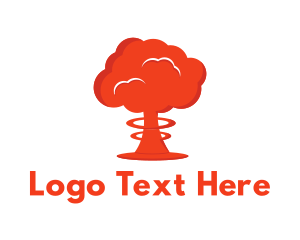 Mushroom Cloud Explosion logo