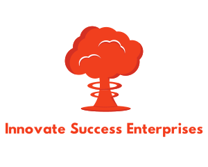 Mushroom Cloud Explosion logo design