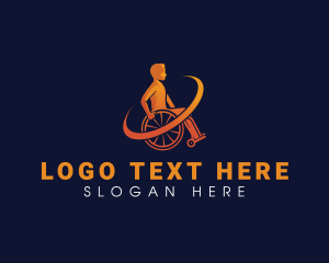 Medical Disability Wheelchair logo