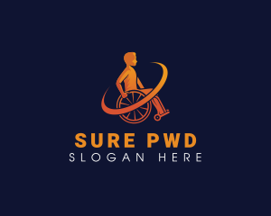 Medical Disability Wheelchair logo