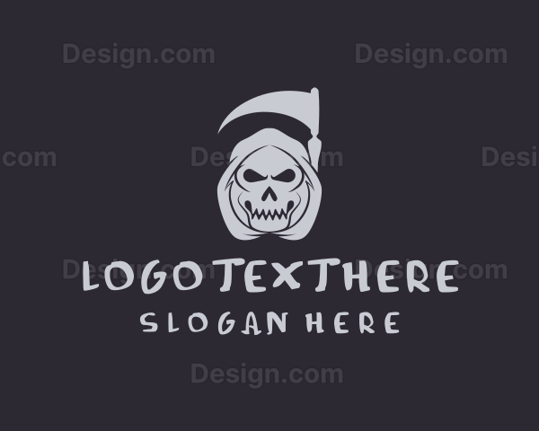 Skull Death Creature Logo