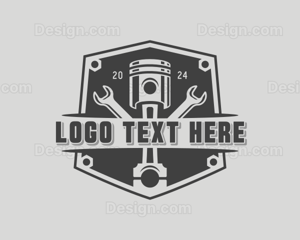 Wrench Piston Maintenance Logo