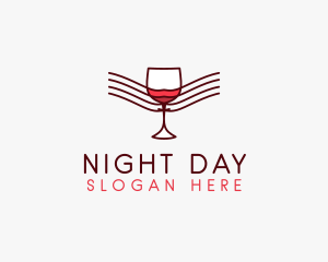 Liquor Winery Bistro logo design