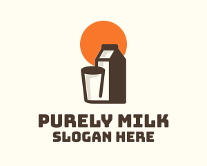 Milk Carton & Glass logo