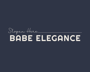 Elegant Apparel Brand logo design