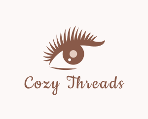 Lady Beauty Eyelash logo design