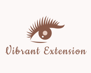 Lady Beauty Eyelash logo design