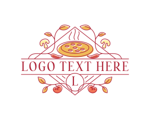 Gourmet Pizza Restaurant Logo