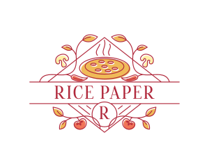 Gourmet Pizza Restaurant logo design