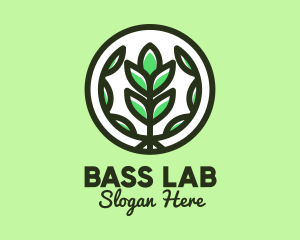 Organic Farming Emblem logo design