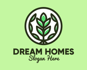 Organic Farming Emblem logo