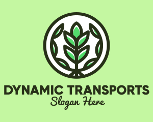 Organic Farming Emblem logo design