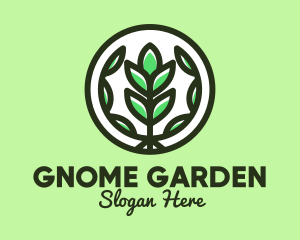 Organic Farming Emblem logo design