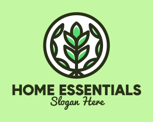 Organic Farming Emblem logo design